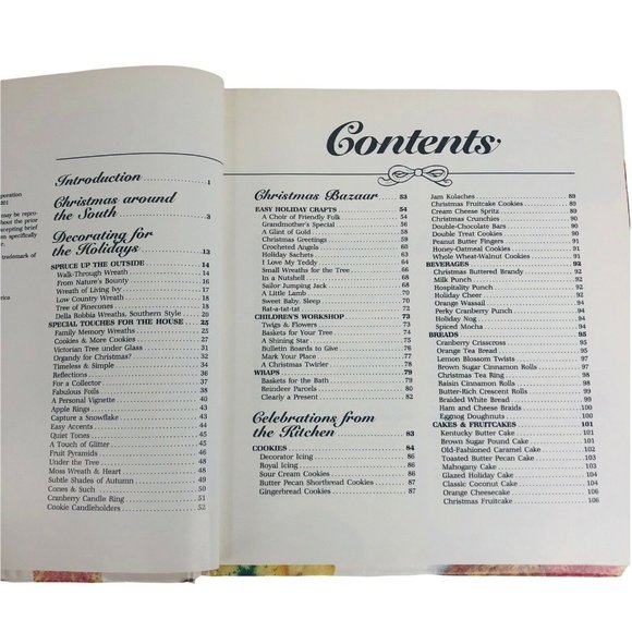 2 Christmas With SOUTHERN LIVING Books 1983 2011 Cookbooks Recipes Decorating - Picture 10 of 12